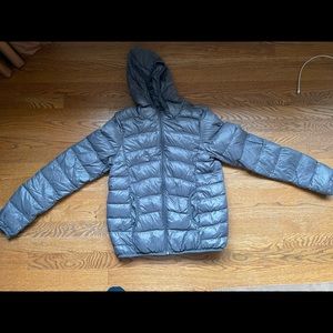 Aqua Puffy Coat